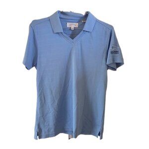 Monterey Club Light Blue Women's Polo with Embroidered Logo